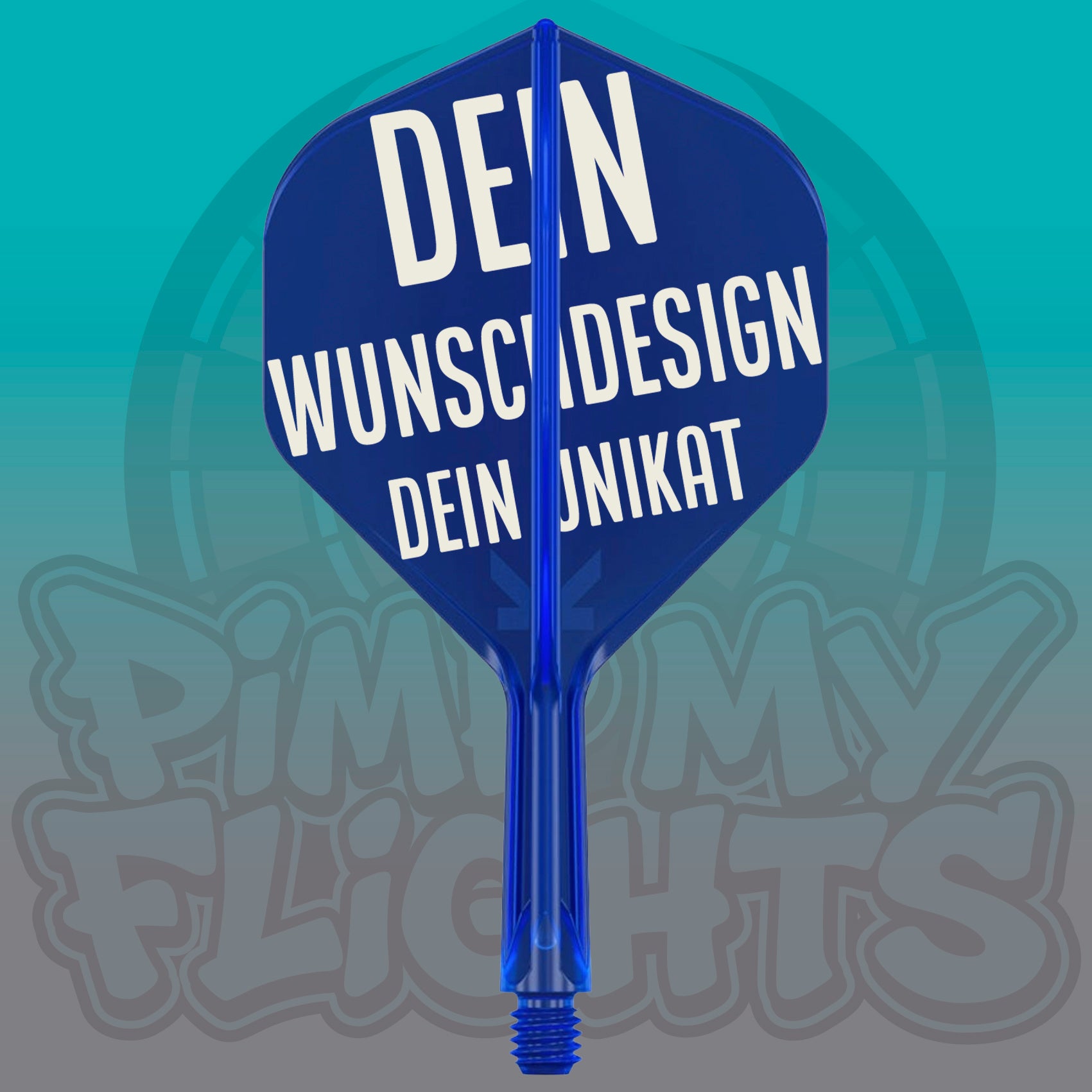 K-Flex Blau No.2/6 mit Wunschdesign (Set=3 Stück)