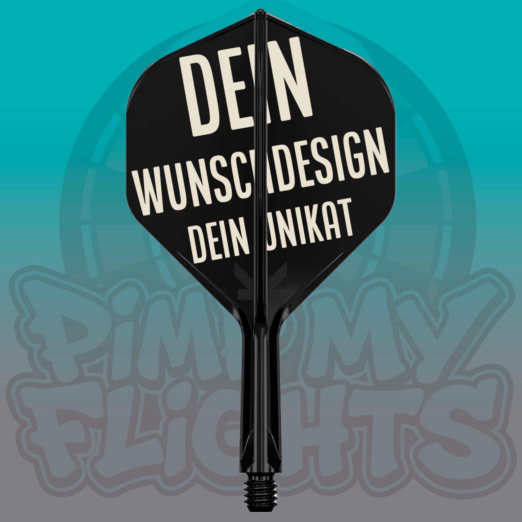 K-Flex schwarz No.2/6 mit Wunschdesign (Set=3 Stück)