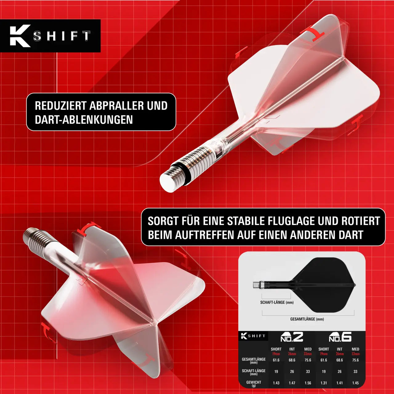 K-Shift schwarz No.2/6 mit Wunschdesign (Set=3 Stück) (Kopie)